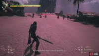 Once you’re done chatting around Dalimil, defeat the Desert !Bandits that attack The North Gate.