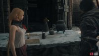 After talking to Mid, walk over and check on Helena.
