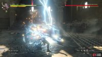 Dodge it’s attack and then strike from behind.