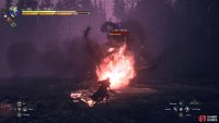 With Fire Dive, Svarog will fly into the air while twisting its body before unleashing itself into you as a fiery missile.