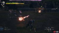 Dodge to the side to avoid the fireballs. 
