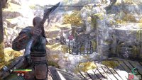 You’ll need to hit the fire pot to light the N rune brazier here.