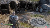 The Lore Scroll is right in front of the Dwarven house