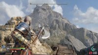 Aim at about this spot and wait for the Raven to come around