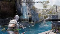 Throw a Draupnir Spear into the second rock marking and detonate it to destroy the rock.
