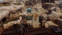 You need to interact with the Hel-Tear to fight Hel-Walkers and close it.