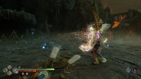 The end of the charge will result in an unblockable attack that you will need to dodge.