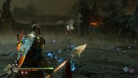 Look out for when the boss rises in the air to prepare an extremely swift unblockable charge attack.