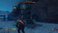 You’ll need to dodge or interrupt the stomp attack when you’re close to the drake.