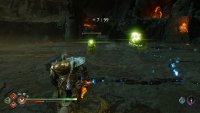 You need to hit Wisps with arrows first to make them vulnerable to melee attacks.