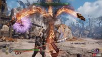 Be ready to block or parry the meteor shower.