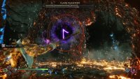 The boss will use different attacks when you&rsquo;re in melee, so you need to dodge out of the radius on time.
