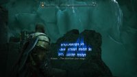 Kill the enemies in the area and then climb the rock to reach the rune lore.