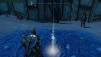 Loot the items at the center of the crystal circle to complete the favor.