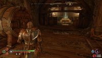 You can now pass beyond where the bramble was to reach the Legendary Chest.