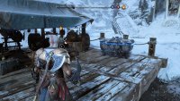 If the loot is gone once you reach the location of the lizard, you can still find it in the blue chest at Brok or Sindri’s shop.