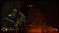 You can use the Blades of Chaos ranged attacks to pull enemies towards you, casting them into the lava.