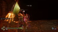 If you have the Nidavellir armor equipped, the perk will give you an additional health burst whenever you stun grab an enemy.