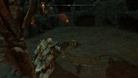You can see the path to each of the three sword monuments by looking for these markings, which indicate that you can grapple up to them.