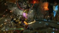 You can only dodge or interrupt red ring attacks with specific abilities of your own.