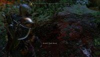 You can find her den by following the blood trail from the third location.