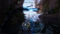 You will find it southwest from the Berserker Gravestone, on this narrow stretch of water.