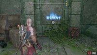 Search the southwestern wall of some ruins deeper in the forest to find the Rune Read - Verdant.