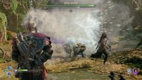 You can throw the little orbs back at the Soul Eater to inflict massive stun