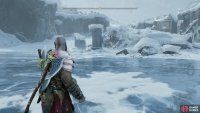 Find some island ruins along the northeastern edge of the Lake of Nine,