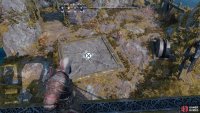 then use the lift to get above a breakable section of floor.