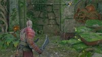 Squeeze through this path to enter the lair and start the Favor