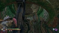 Use the chain to raise the enemies up to the drake’s lair