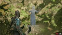 Find a ghost at Pilgrim’s Landing to start the favor “Cure For the Dead”.