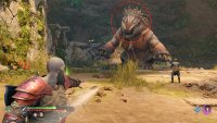 A red ring at range means a shockwave is coming