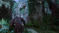 Climb the wall behind the Wulvers after killing them