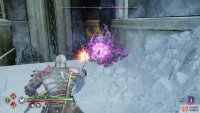 To reach the second Yggdrasil Rift, burn away some brambles to free the lift,