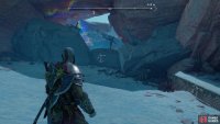 find some out of place gray rocks along the southeastern edge of The Barrens, and circle around to their northern edge to find a ledge you can climb.