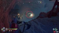 Climb up to where the the Legendary Chest with Hel’s Touch is located to lure the Loot Lizard into a false sense of security.