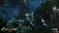 then turn a rune pole to the right of the Nornir Chest.
