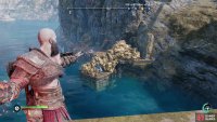then make a bit of a throw to clear the rocks covering a boat dock near the Lyngbakr’s tail.