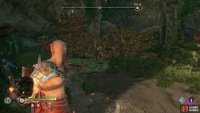 Use a Fire Bomb to destroy some rocks,
