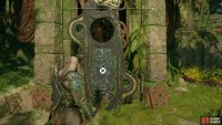 The Lore Marker - Golrab of the Ashes and Frost can be found to the right of some troll statues.