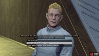 You can ask him to join your crew and follow you around.