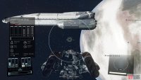 After hearing out the Chief on Paradiso, head to the unidentified ship in orbit and dock them.