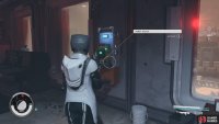 Once combat is over, follow the sealed doors wire and flip the power switch.