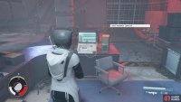 Head down into NASA and access the marked computer.