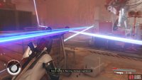 Up ahead is another room with attacking robots.