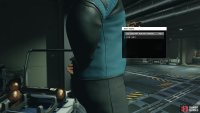 Crouch behind Amin in Engineering, and use Pickpocket to get the Reactor Key.
