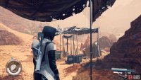Head towards the quest marker to Sarah’s crashed ship.