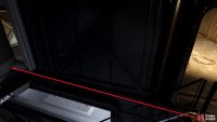 On the top of the stairs to the third floor, jump onto the beam in the large open room to find a vent.